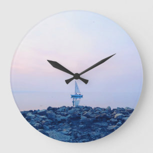 Sail Away Large Clock