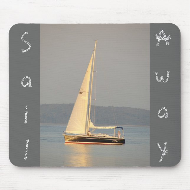 Sail Away Mouse Mat (Front)