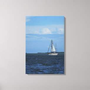 Sail Away Painterly Canvas Print
