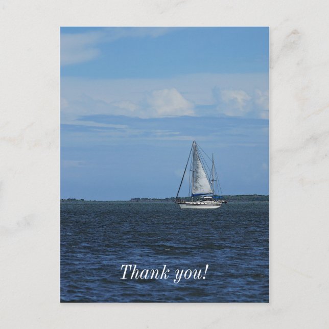 Sail Away Painterly Postcard (Front)