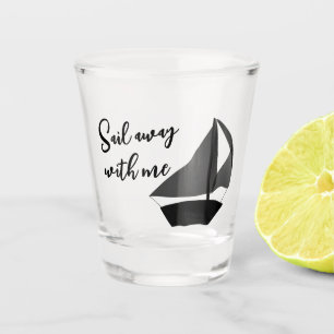 Sail Away shot glass