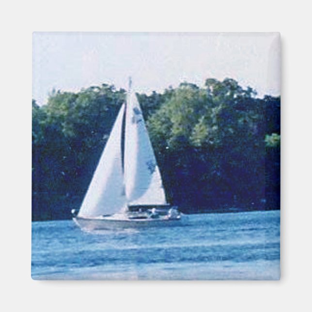 Sail away the day Magnet (Front)