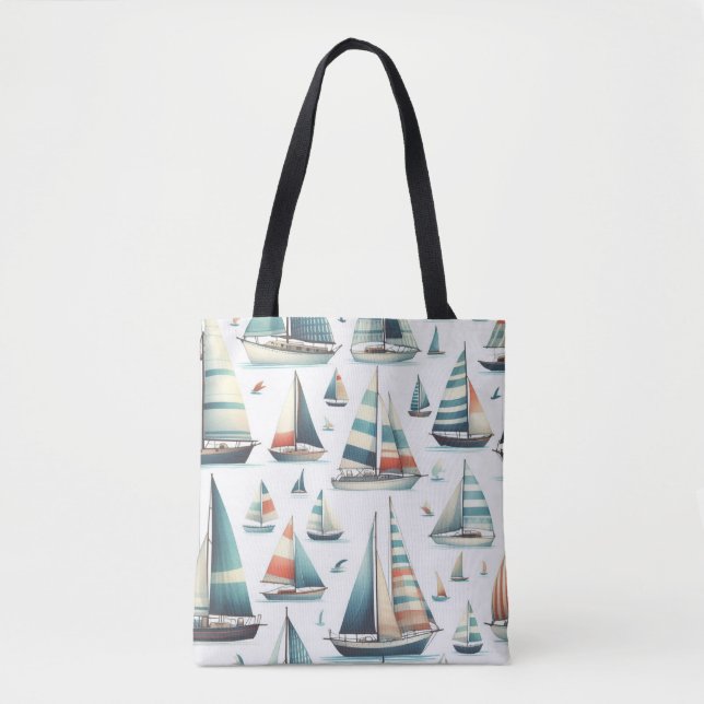 Sail Away Tote Bag (Front)
