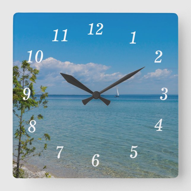 Sail Away Wall Clock (Front)