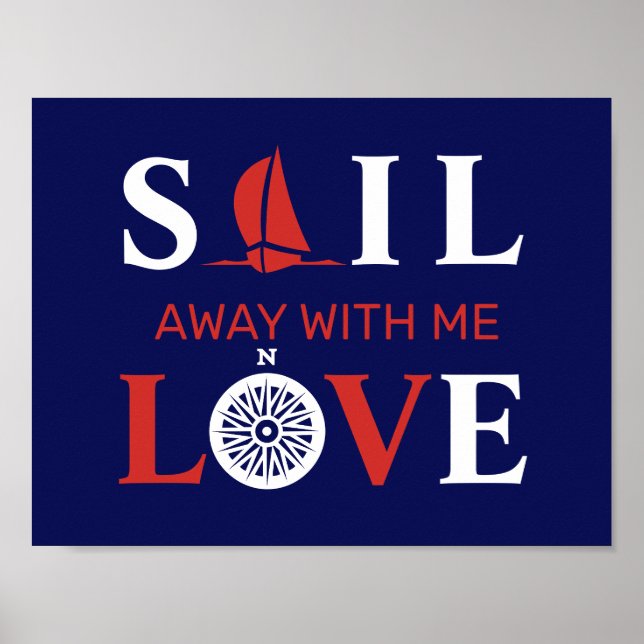 SAIL AWAY WITH ME LOVE POSTER (Front)