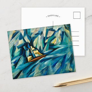 Sail Boat | Amadeo de Souza-Cardoso Postcard