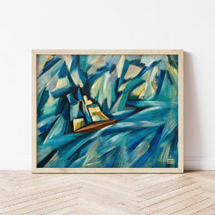 Sail Boat   Amadeo de Souza-Cardoso Poster
