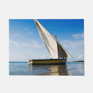 Sail Boat And Shell Mozambique, Benguerra Lodge Doormat