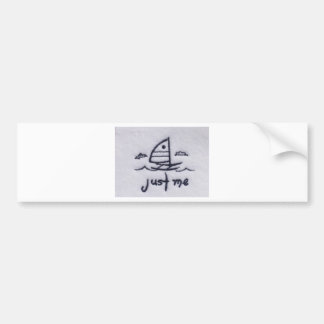Sail Boat Bumper Sticker