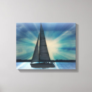 Sail Boat Canvas Wrap