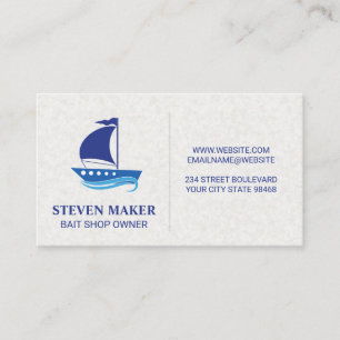 Sail Boat Nautical Business Card