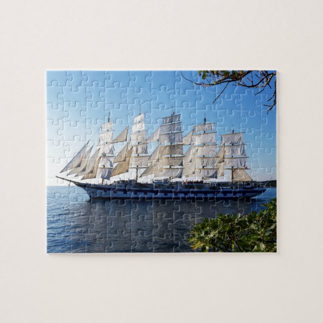 Sail boat schooner sailboat jigsaw puzzle (Horizontal)