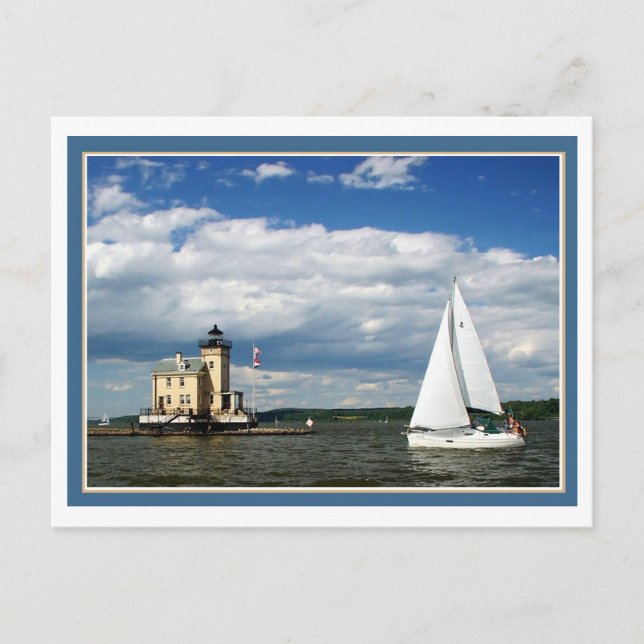 Sail Boating Postcard (Front)