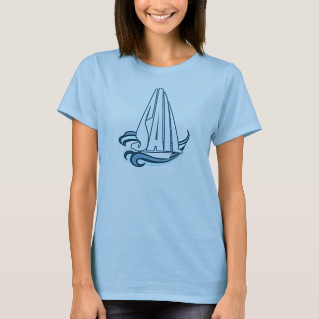 SAIL boating tee for Sailors (Front)
