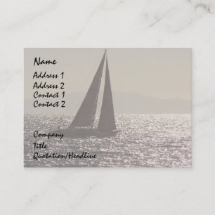 Sail Boats Business Card