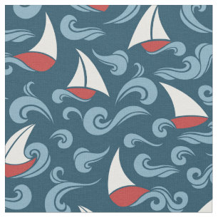 Sail Boats Fabric