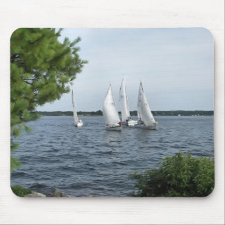 Sail Boats on the St Lawrence Mouse Mat