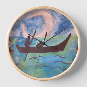 Sail by Moonlight Clock