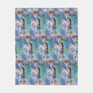Sail by Moonlight Fleece Blanket