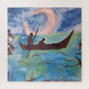 Sail by Moonlight Jigsaw Puzzle