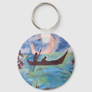 Sail by Moonlight Key Ring