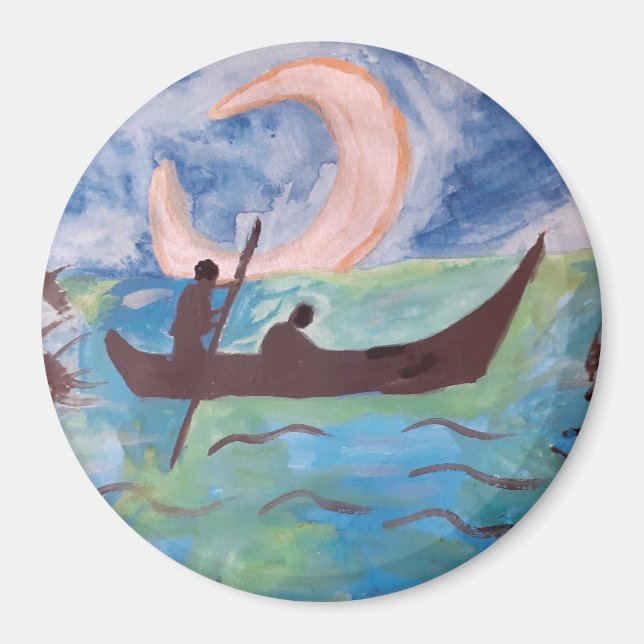 Sail by Moonlight Magnet (Front)