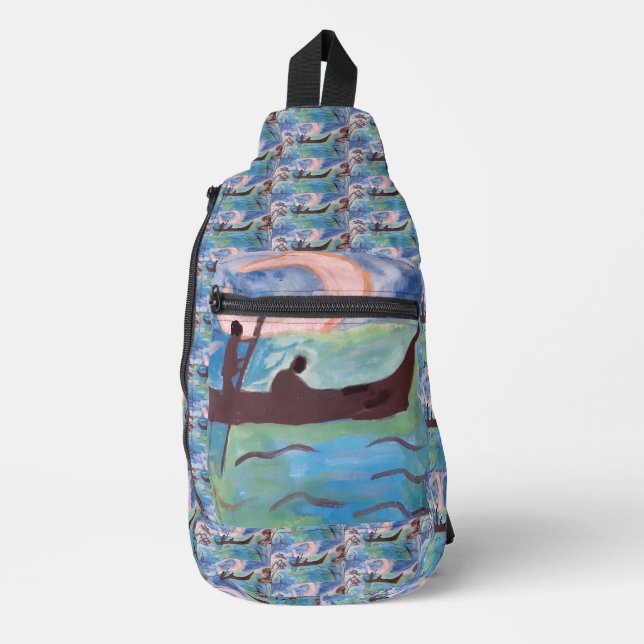 Sail by Moonlight Sling Bag (Front)