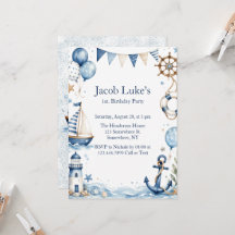 Sail-ebrate One Nautical Boy's Birthday Party