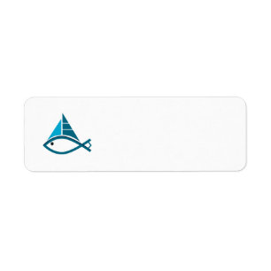 sail fish Avery label