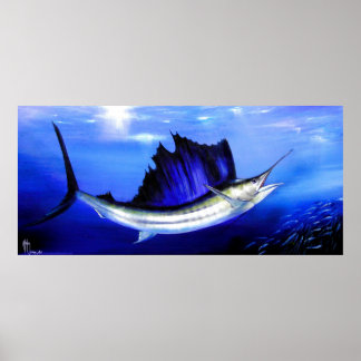 Sail Fish "Reel Treat" Poster