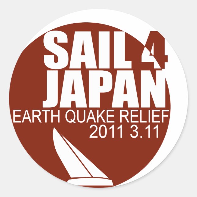 Sail for Japan Sticker (Front)