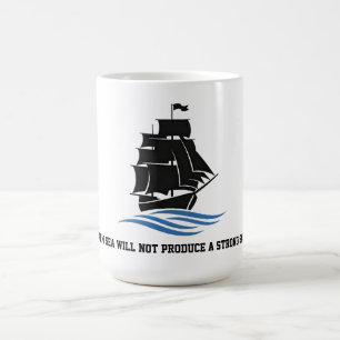 Sail Forward – Stay Strong, Keep Moving Motivation Coffee Mug