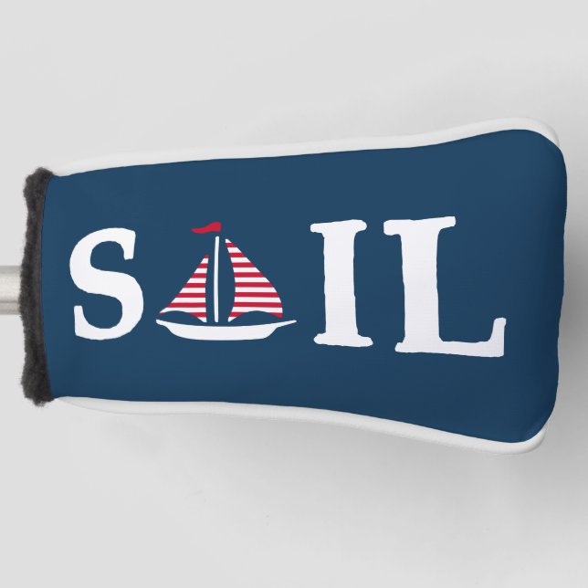 Sail Golf Head Cover (Front)