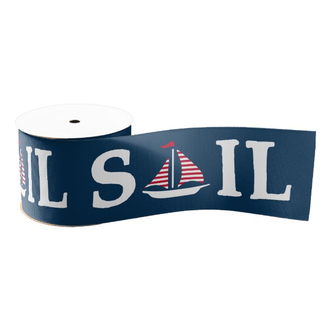 Sail Grosgrain Ribbon (Spool)