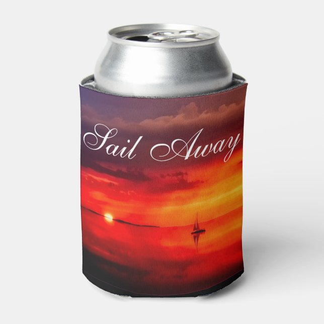 Sail into the Sunset Can Cooler (Can Front)