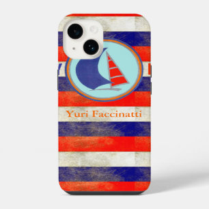 Sail Marine Stripes iPhone 14 Case