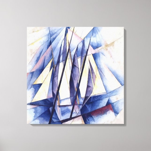 Sail Movements Canvas Print (Front)