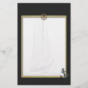 Sail Ship Stationery