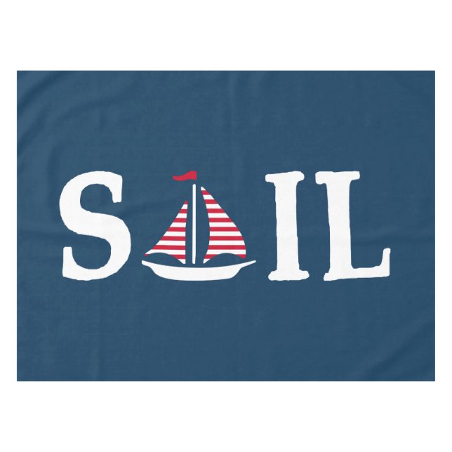 Sail Tablecloth (Front (Horizontal))