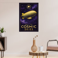 Sail the Cosmic Skies – Retro Space Airship