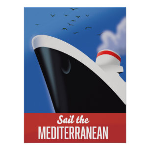 Sail the mediterranean poster