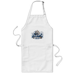 "Sail the Unknown" - Nautical-Inspired Design Long Apron