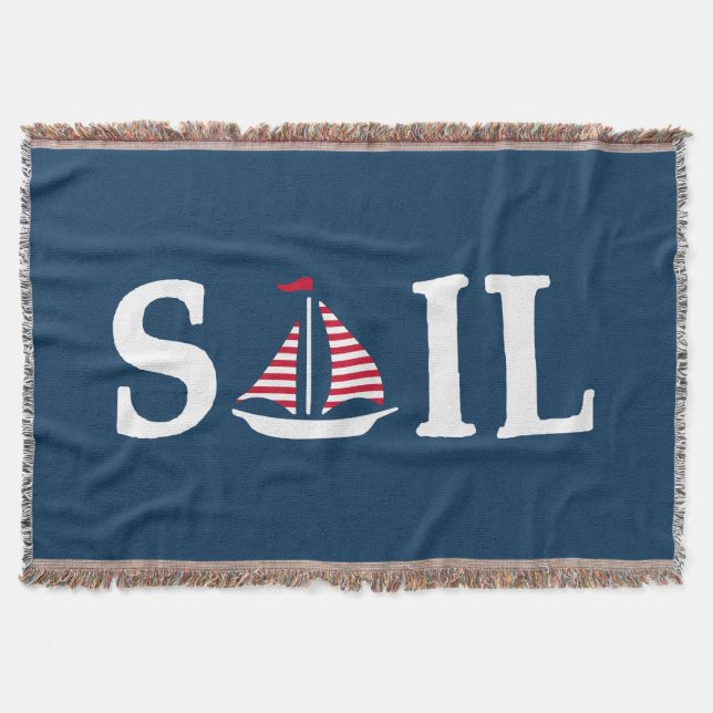 Sail Throw Blanket (Front)