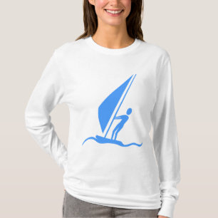 Sailboarding - Baby Blue T-Shirt