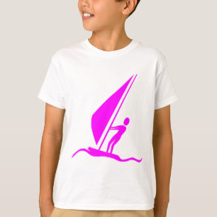 Sailboarding - Magenta T-Shirt