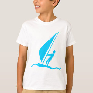 Sailboarding - Sky Blue T-Shirt
