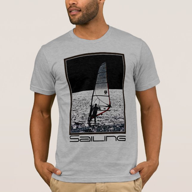 Sailboarding / windsurfing  men's tee (Front)