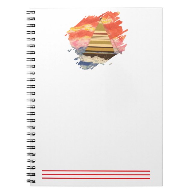 Sailboat-2 Paintstroke Notebook (Front)