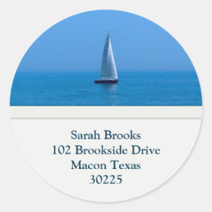Sailboat Address Labels