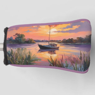 Sailboat at Sunrise Golf Head Cover